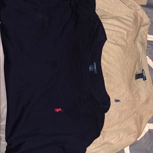 2 men’s Polo long sleeve